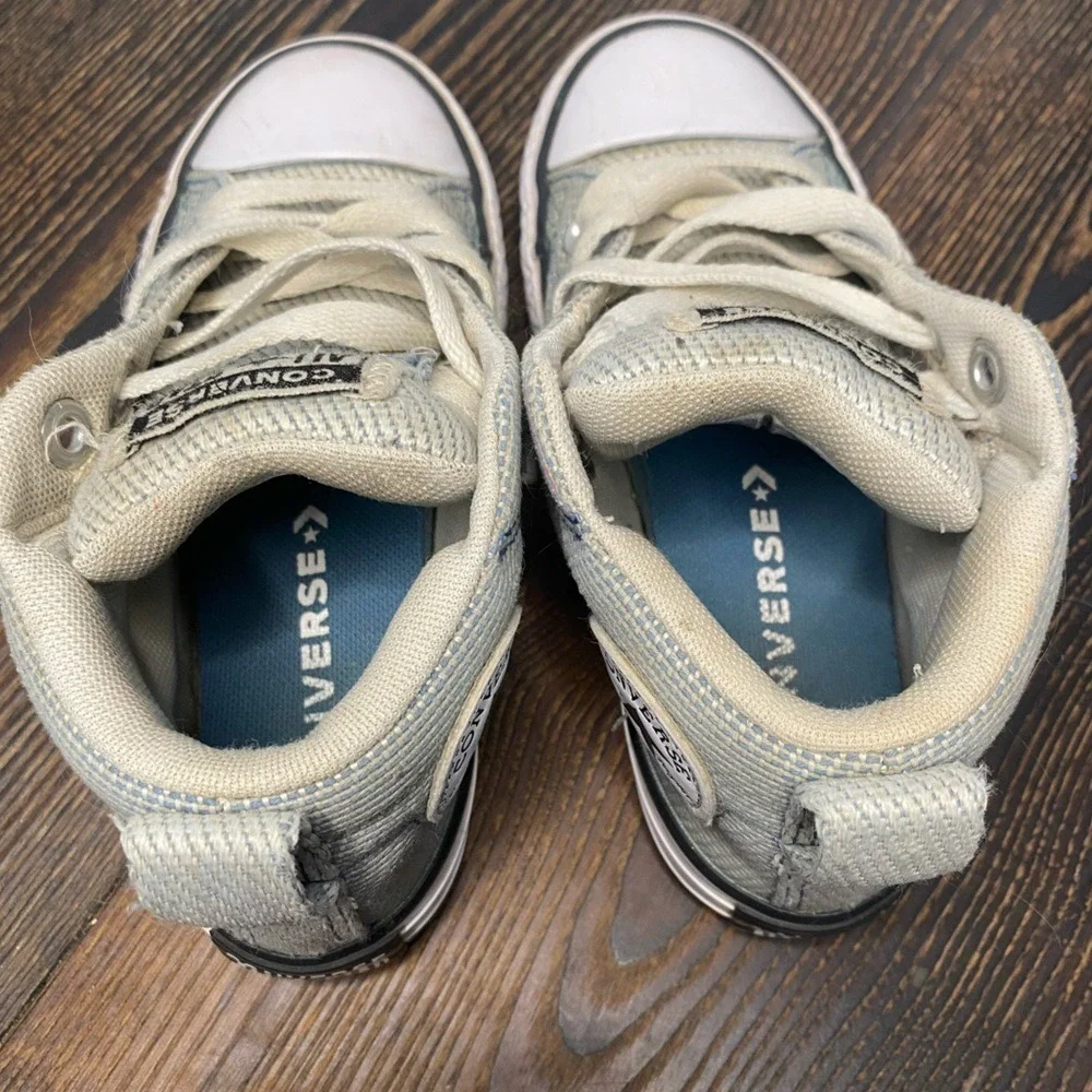 Bundle & Save CONVERSE All STAR STREET Youth Light Blue Cream Slip On 11‎